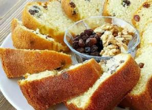 قیمت خرید کیک وانیلی گردویی + عکس